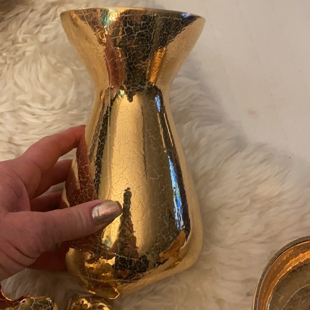 24k Gold Plated Plate by Davco